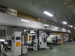 PLC控制連線剝離復(fù)合機(jī)