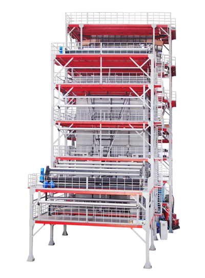 MN(3-5)層共擠PO農(nóng)用薄膜吹膜機組